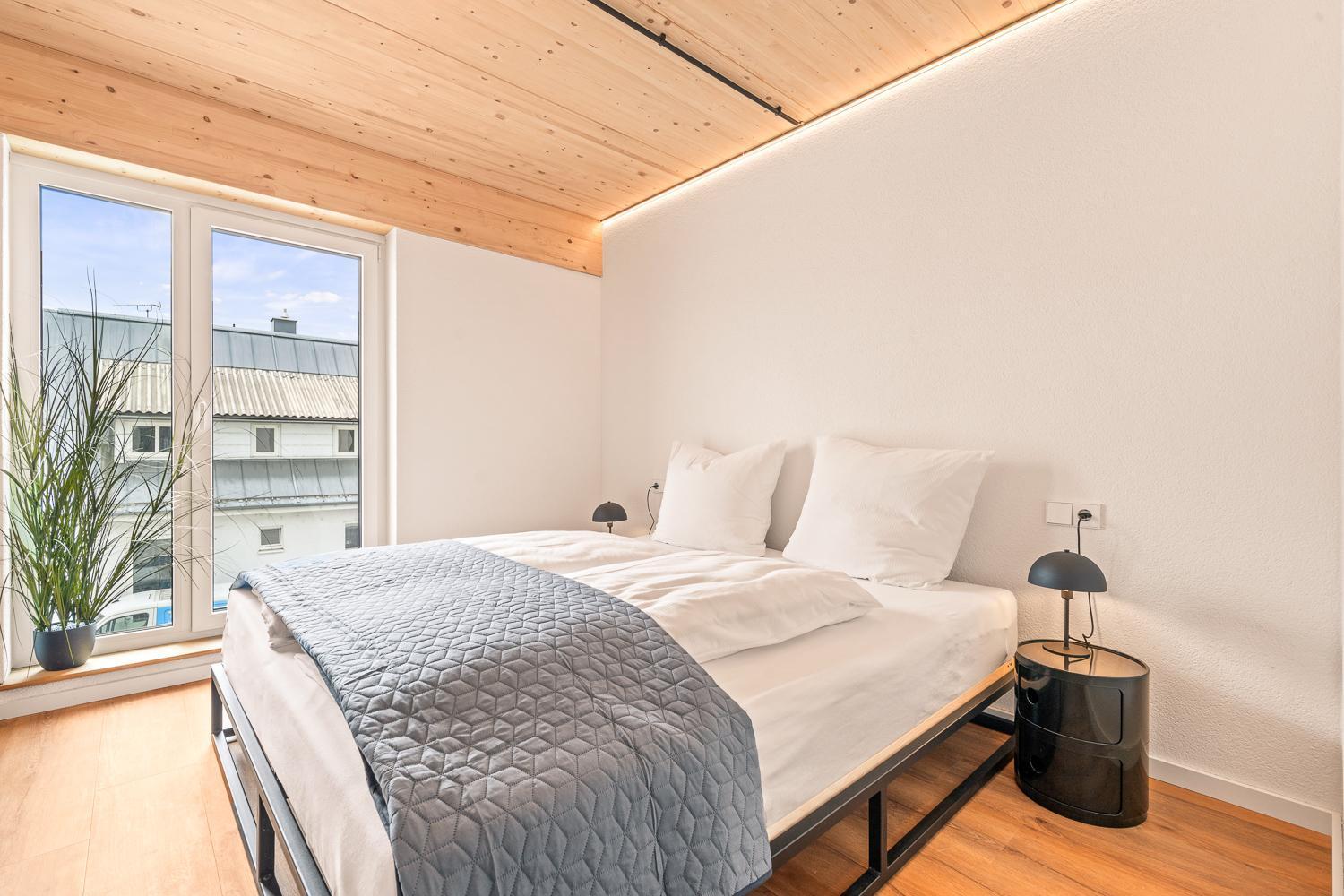Einzimmer Wohlfuehlapartment Vier Klimatisiert Фридрихсхафен Экстерьер фото